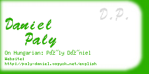 daniel paly business card